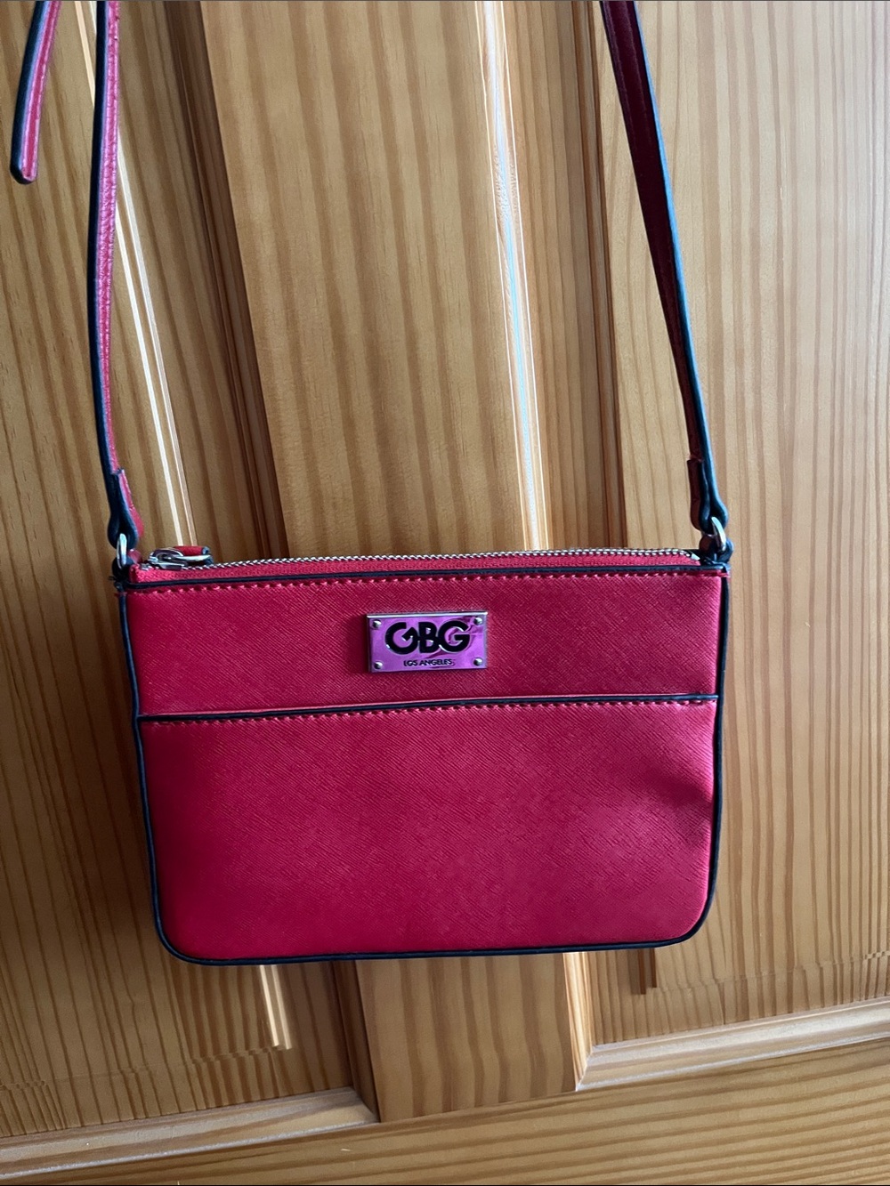 GBG Los Angeles Red Crossbody Shoulder Bag